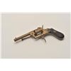 Image 3 : 18AR-65 PINFIREBrass pinfire folding trigger revolver, .28  caliber, checkered wood grips, S/N3482, 