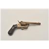 Image 5 : 18AR-65 PINFIREBrass pinfire folding trigger revolver, .28  caliber, checkered wood grips, S/N3482, 