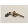 Image 7 : 18AR-65 PINFIREBrass pinfire folding trigger revolver, .28  caliber, checkered wood grips, S/N3482, 