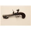 Image 1 : 18AR-48 BLUNDERBUSSFrench flintlock blunderbuss pistol with  spring bayonet. Measures 10” overall wi