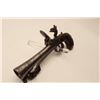 Image 2 : 18AR-48 BLUNDERBUSSFrench flintlock blunderbuss pistol with  spring bayonet. Measures 10” overall wi