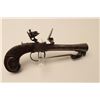 Image 6 : 18AR-48 BLUNDERBUSSFrench flintlock blunderbuss pistol with  spring bayonet. Measures 10” overall wi