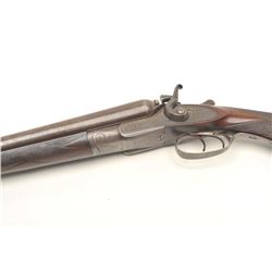 16IN-6 MANTON & RICHARD #10278Manton & Richards side by side hammer  shotgun, approximately 12 gauge