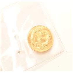 16FH-104 1878 3 DOLLAR GOLD COIN1878 U.S. gold AU to UNC from an old  collector’s horde. Not profess