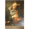 Image 1 : 17LW-1 OIL PAINTINGDutch School 18th Century Oil Painting on  Canvas of Lady with water jug. Consign