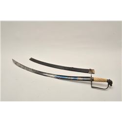 18VS-4 EAGLE HEAD OFFICERS SWORDAmerican eagle head officer’s sword with  twisted bone grip, blued a