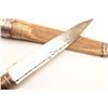 Image 3 : 18CA-8 SCOTTISH BOWIE KNIFEScottish bowie knife with stag grip and  sterling silver mountings. Illus
