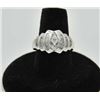 Image 1 : 18RPS-22 MARQUEE RINGOne approx ½ ct marquee set in a white gold  dome ring with 34 side baguettes w