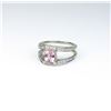 Image 2 : 18CAI-42 PURPLISH RED SAPPHIRE RINGStunning ring featuring a Purplish Red  Sapphire weighing 1.56 ca