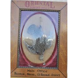 EVE-106 ORIENTAL POWDER MILLS ADVERTISEROriental Powder Mills (Est. 1818) advertiser  showing taxide