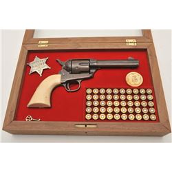 18AP-20 COLT SA #71410Colt SAA revolver, .45 caliber, 4.75” barrel,  brown re-finish to metal surfac