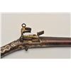 Image 3 : EVE-79 MIQUELET FLINTLOCKCaucasian or Turkish miquelet flintlock dag  or blunderbuss with ornate gol