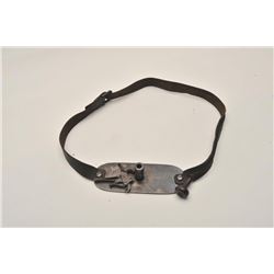 EVE-81 ANTI GARROTING DEVICEAuthentic and only known original  anti-garroting device circa Mid-19th 