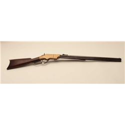 18AL-43 HENRY #6514Desirable Henry lever action rifle, .44  caliber, brass frame, 24” octagon barrel