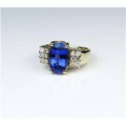 18CAI-1 TANZANITE RINGGorgeous ring featuring an intense color  Tanzanite weighing between 3.50- 4.0