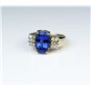 Image 1 : 18CAI-1 TANZANITE RINGGorgeous ring featuring an intense color  Tanzanite weighing between 3.50- 4.0