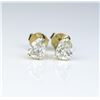 Image 1 : 18CAI-16 DIAMOND EARRINGSExquisite matching pear shaped Diamond stud  earrings weighing 1.30 carats 
