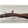 Image 9 : 18BS-1 D. YOUNG FLINTLOCKFlintlock full stocked long rifle with 39”  octagon barrel marked “D. YOUNG