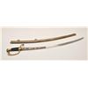 Image 2 : 18AR-12 FRENCH SWORDFrench 1st Empire sword with brass scabbard,  approximately 35” overall with a 3