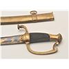 Image 8 : 18AR-12 FRENCH SWORDFrench 1st Empire sword with brass scabbard,  approximately 35” overall with a 3