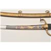 Image 9 : 18AR-12 FRENCH SWORDFrench 1st Empire sword with brass scabbard,  approximately 35” overall with a 3