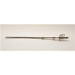 18AR-13 KLINGENTHAL SWORDKlingenthal 1st Empire sword with brass  mounted metal scabbard, approximat
