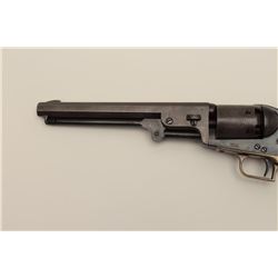 17HT-1 COLT 1ST MODEL NAVY #1076Colt 1st Model 1851 Navy with wedge over  screw variation remaining 