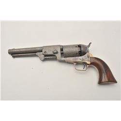 18AL-61 COLT LONDON DRAGOONPresentation wood cased Colt London Dragoon  percussion revolver, scroll 
