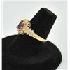 Image 2 : 18PRS-13 SAPPHIRE RINGOne ladies ring in 14k yellow gold set with  purple sapphire weighing approx 1
