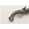 Image 2 : 18AR-63 FRENCH F/L DOUBLEFrench flintlock double SxS pistol,  approximately 12” overall with 6.5” ba