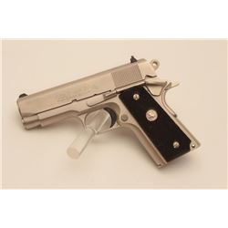 18BM-27 COLT OFF. ACPColt Officers Model Series 80, .45 ACP,  #FA17284, satin nickel finish, 3 1/2" 