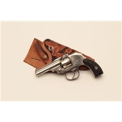18AN-3 FOREHAND & WADSWORTHForehand & Wadsworth 1901 hammerless with  carved holster in very good co