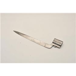 18AR-76 CORSICAN FRENCHRare French Corsican Gendarme O/U bayonet (no  sheath); approximately 15.5” o