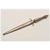 Image 2 : 18AR-93 FABRICADO TOLEDOFabricado Toledo dagger with matching metal  sheath, etched and gilt; approx