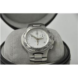 18AO-8 TAG HEUER WATCHTag Heuer Chronograph watch in original box  with leather case.  The watch is 