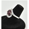 Image 2 : 18RPS-2 RUBY RINGOne antique ring set with an oval ruby  weighing approx 3 ct and 10 diamonds weighi