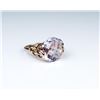 Image 1 : 18CAI-60 AMETHYST RINGNice checkerboard cut Amethyst ring weighing  approx. 10.00 carats set in 14 k