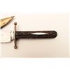 Image 2 : 18CA-10 CLIPPED POINT BOWIEClipped point bowie knife with blade marked  “A.C. & Co” with stag horn g