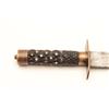 Image 4 : 18CA-9 DAGGER19th to early 20th century dagger cut from  basket hilt blade with insignia of St.  And