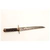 Image 6 : 18CA-9 DAGGER19th to early 20th century dagger cut from  basket hilt blade with insignia of St.  And