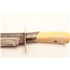 Image 2 : 18CA-14 CLIPPED POINT BOWIEClipped point bowie knife with marine ivory  and engraved silver mount ci
