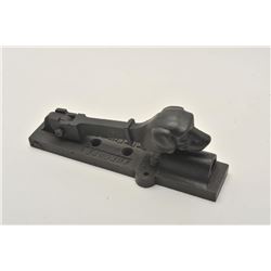 18CA-347 RARE FRENCH 12 BORE PINFIRERare French 12 bore pinfire cast iron trap  gun with dogs head s