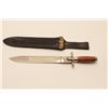 Image 1 : 18AN-4 HOSPITAL CORPS KNIFEHospital Corps knife with scabbard. Slight  sharpening with some stone sc