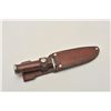 Image 2 : 18CA-304 L71-SEABEE MRK SHEATH KNIFE“Western, U.S.A., L71-Seabee” marked sheath  knife with Navy emb