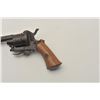 Image 2 : 18CA-309 BELGIAN PINFIREBelgian pinfire 7mm revolver circa 1860-70’s.  Measures 8” overall with a 3 