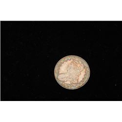 17HD-104 1823 HALF DOLLAR1823 U.S. Half Dollar in A.U. plus estimated  condition. Nicely toned. Not 