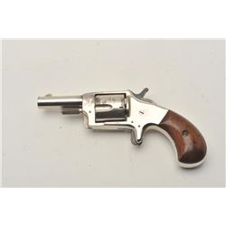 18CA-317 1870'S SPUR TRIGGER1870’s spur trigger revolver in .38 rim fire  caliber and marked “Smoker