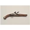 Image 6 : 18AR-41 FRENCH FLINTLCOKFrench 18th century flintlock pistol with  silver mounts circa 1750-1780. Me