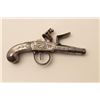 Image 4 : 18AR-42 ALL STEEL FLINTLOCK18th century all steel flintlock pocket size  pistol marked Londini and m