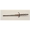 Image 2 : 18AR-81 PIERCED HILT DAGGERPierced hilt dagger, 18th to 19th Century,  approximately 10” overall wit